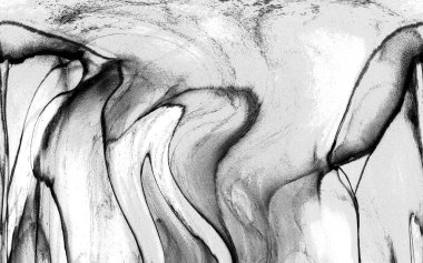 Yüksek kaliteli soyut Çin manzara resminin modern sanat arka planı alkol mürekkebiyle sunulmuştur..