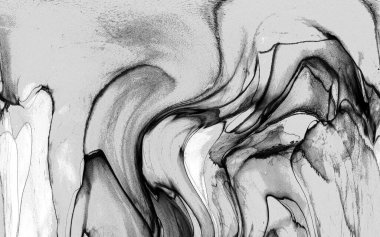 Yüksek kaliteli soyut Çin manzara resminin modern sanat arka planı alkol mürekkebiyle sunulmuştur..