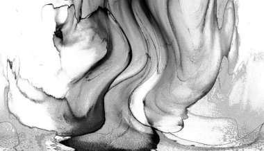 Yüksek kaliteli soyut Çin manzara resminin modern sanat arka planı alkol mürekkebiyle sunulmuştur..