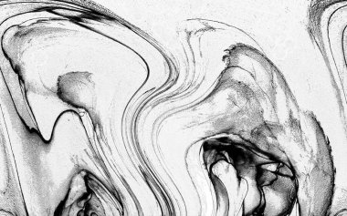 Yüksek kaliteli soyut Çin manzara resminin modern sanat arka planı alkol mürekkebiyle sunulmuştur..