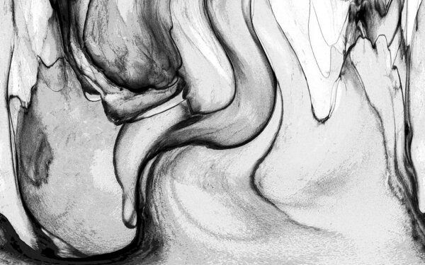 The modern art background of high-quality abstract Chinese landscape painting presented in alcohol ink.