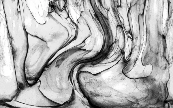 Yüksek kaliteli soyut Çin manzara resminin modern sanat arka planı alkol mürekkebiyle sunulmuştur..