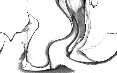 Yüksek kaliteli soyut Çin manzara resminin modern sanat arka planı alkol mürekkebiyle sunulmuştur..