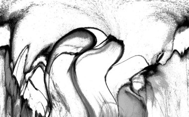 Yüksek kaliteli soyut Çin manzara resminin modern sanat arka planı alkol mürekkebiyle sunulmuştur..