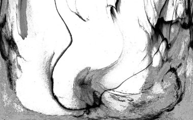 Yüksek kaliteli soyut Çin manzara resminin modern sanat arka planı alkol mürekkebiyle sunulmuştur..