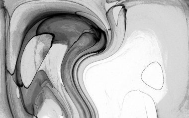 Yüksek kaliteli soyut Çin manzara resminin modern sanat arka planı alkol mürekkebiyle sunulmuştur..