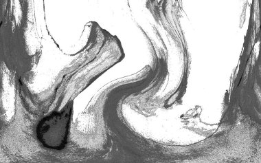 Yüksek kaliteli soyut Çin manzara resminin modern sanat arka planı alkol mürekkebiyle sunulmuştur..