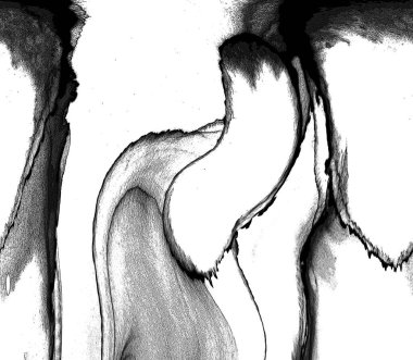 Yüksek kaliteli soyut Çin manzara resminin modern sanat arka planı alkol mürekkebiyle sunulmuştur..