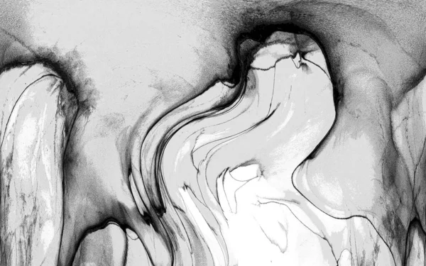 Yüksek kaliteli soyut Çin manzara resminin modern sanat arka planı alkol mürekkebiyle sunulmuştur..