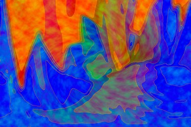 Hayattaki yaratıcı çizimler. Tasarımcılar için renkli ve güzel arkaplan modelleri.