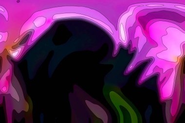 Hayattaki yaratıcı çizimler. Tasarımcılar için renkli ve güzel arkaplan modelleri.