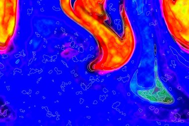 Hayattaki yaratıcı çizimler. Tasarımcılar için renkli ve güzel arkaplan modelleri.