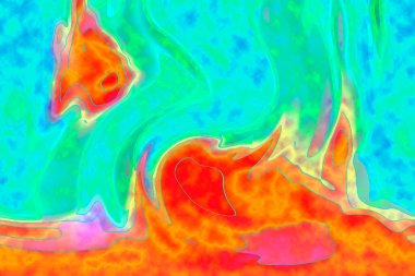 Hayattaki yaratıcı çizimler. Tasarımcılar için renkli ve güzel arkaplan modelleri.