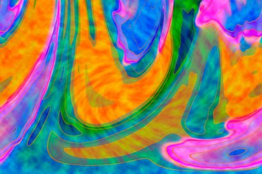 Hayattaki yaratıcı çizimler. Tasarımcılar için renkli ve güzel arkaplan modelleri.