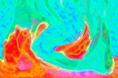 Hayattaki yaratıcı çizimler. Tasarımcılar için renkli ve güzel arkaplan modelleri.