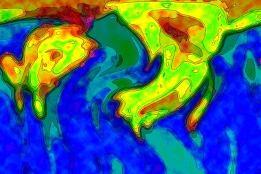 Hayattaki yaratıcı çizimler. Tasarımcılar için renkli ve güzel arkaplan modelleri.