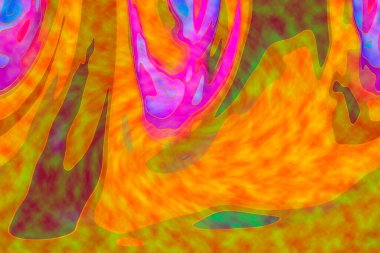 Hayattaki yaratıcı çizimler. Tasarımcılar için renkli ve güzel arkaplan modelleri.