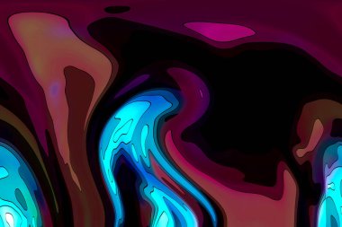 Hayattaki yaratıcı çizimler. Tasarımcılar için renkli ve güzel arkaplan modelleri.