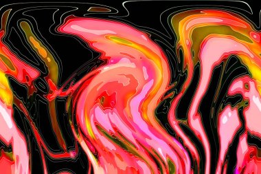 Hayattaki yaratıcı çizimler. Tasarımcılar için renkli ve güzel arkaplan modelleri.