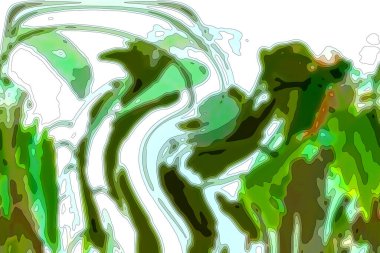 Hayattaki yaratıcı çizimler. Tasarımcılar için renkli ve güzel arkaplan modelleri.