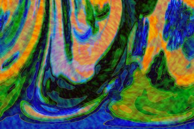 Hayattaki yaratıcı çizimler. Tasarımcılar için renkli ve güzel arkaplan modelleri.