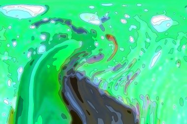 Hayattaki yaratıcı çizimler. Tasarımcılar için renkli ve güzel arkaplan modelleri.