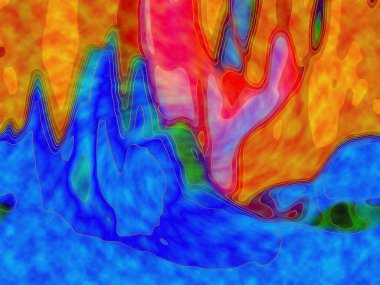 Hayattaki yaratıcı çizimler. Tasarımcılar için renkli ve güzel arkaplan modelleri.