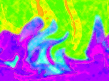 Hayattaki yaratıcı çizimler. Tasarımcılar için renkli ve güzel arkaplan modelleri.