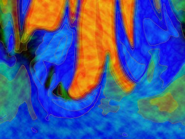 Hayattaki yaratıcı çizimler. Tasarımcılar için renkli ve güzel arkaplan modelleri.