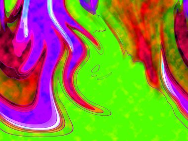 Hayattaki yaratıcı çizimler. Tasarımcılar için renkli ve güzel arkaplan modelleri.