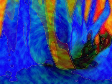 Hayattaki yaratıcı çizimler. Tasarımcılar için renkli ve güzel arkaplan modelleri.