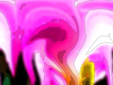 Hayattaki yaratıcı çizimler. Tasarımcılar için renkli ve güzel arkaplan modelleri.