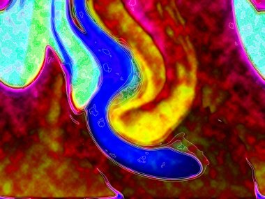 Hayattaki yaratıcı çizimler. Tasarımcılar için renkli ve güzel arkaplan modelleri.