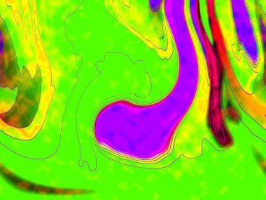 Hayattaki yaratıcı çizimler. Tasarımcılar için renkli ve güzel arkaplan modelleri.