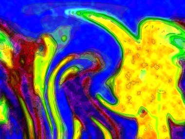 Hayattaki yaratıcı çizimler. Tasarımcılar için renkli ve güzel arkaplan modelleri.