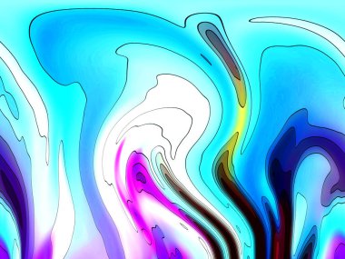 Hayattaki yaratıcı çizimler. Tasarımcılar için renkli ve güzel arkaplan modelleri.