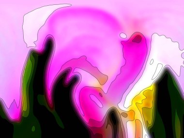 Hayattaki yaratıcı çizimler. Tasarımcılar için renkli ve güzel arkaplan modelleri.