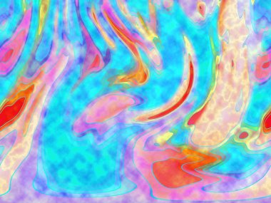 Hayattaki yaratıcı çizimler. Tasarımcılar için renkli ve güzel arkaplan modelleri.