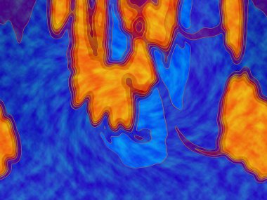 Hayattaki yaratıcı çizimler. Tasarımcılar için renkli ve güzel arkaplan modelleri.