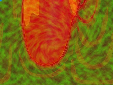 Hayattaki yaratıcı çizimler. Tasarımcılar için renkli ve güzel arkaplan modelleri.