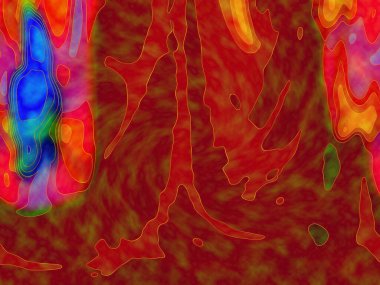 Hayattaki yaratıcı çizimler. Tasarımcılar için renkli ve güzel arkaplan modelleri.