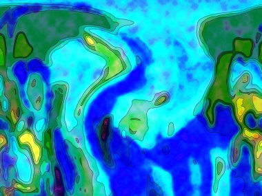 Hayattaki yaratıcı çizimler. Tasarımcılar için renkli ve güzel arkaplan modelleri.