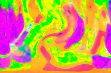 Hayattaki yaratıcı çizimler. Tasarımcılar için renkli ve güzel arkaplan modelleri.