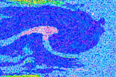 Hayattaki yaratıcı çizimler. Tasarımcılar için renkli ve güzel arkaplan modelleri.