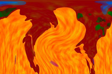 Hayattaki yaratıcı çizimler. Tasarımcılar için renkli ve güzel arkaplan modelleri.