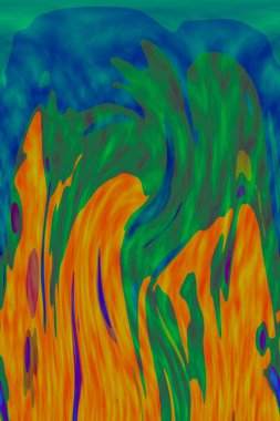 Hayattaki yaratıcı çizimler. Tasarımcılar için renkli ve güzel arkaplan modelleri.