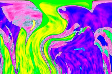 Hayattaki yaratıcı çizimler. Tasarımcılar için renkli ve güzel arkaplan modelleri.