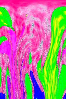 Hayattaki yaratıcı çizimler. Tasarımcılar için renkli ve güzel arkaplan modelleri.