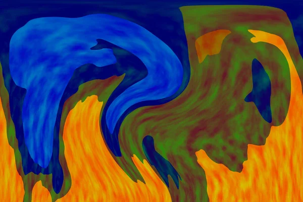 Hayattaki yaratıcı çizimler. Tasarımcılar için renkli ve güzel arkaplan modelleri.