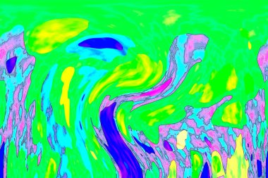 Hayattaki yaratıcı çizimler. Tasarımcılar için renkli ve güzel arkaplan modelleri.